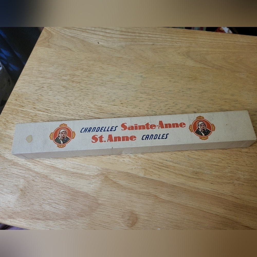 Vintage Rare St Anne Candle Sticks